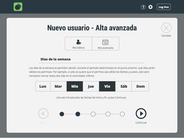 iomando Dashboard user CRUD